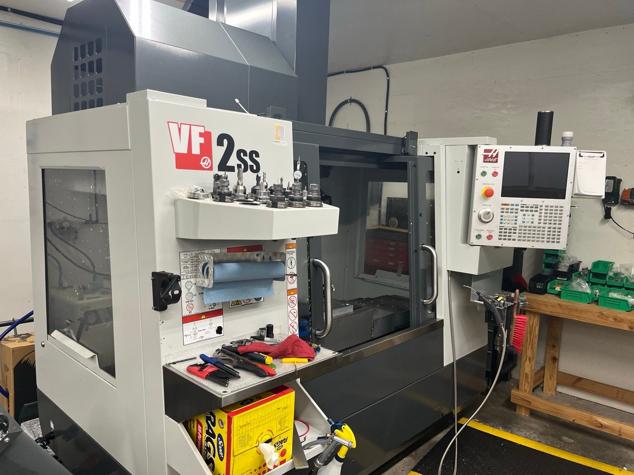 Haas VF-2SS VMC, 2021 – Through Spindle Coolant, Rigid Tapping