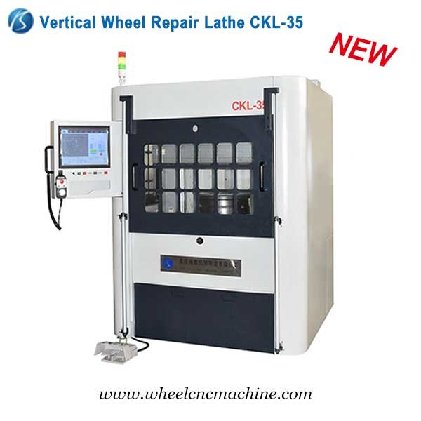 High Efficiency Vertical CNC Wheel Repair Lathe CKL-35